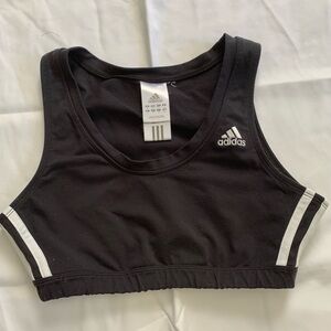 Adidas Black Sports Bra Size Small